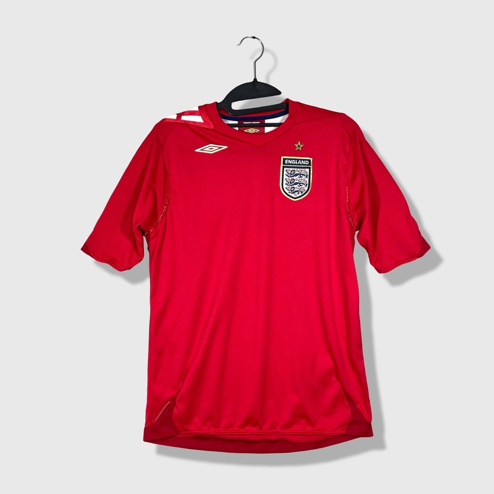 Umbro England Soccer Jersey Kids YXL Red Blokecore Sporty Athletic Streetwear